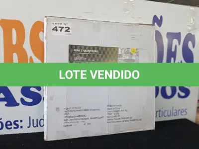 LOTE 472 - 01 - TRAMPOLIM/MINI CAMA ELÁSTICA (NO ESTADO, NÃO SABEMOS SE FUNCIONA. LEILÃO NÃO TEM GARANTIA E NEM DEVOLUÇÃO, SUJEITO A POSSÍVEIS AVARIAS VISÍVEIS/OCULTAS E/OU AUSÊNCIA DE COMPONENTES)