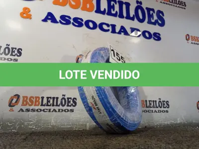 LOTE 155 - 01 ROLO DE CABO FLEXÍVEL 100M 1X4MM NA COR AZUL(NOVO). (NO ESTADO) ATENÇÃO! FAZER A VISITAÇÃO ANTES DE ARREMATAR, NÃO SABEMOS SE FUNCIONA. LEILÃO NÃO TEM GARANTIA E NEM DEVOLUÇÃO, SUJEITO A POSSÍVEIS AVARIAS VISÍVEIS/OCULTAS E/OU AUSÊNCIA DE COMPONENTES.