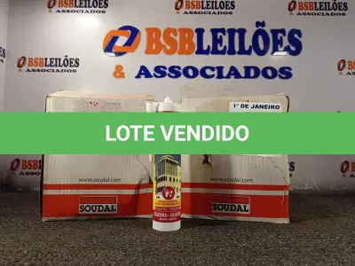 LOTE 139 - 24 TUBOS DE SILICONE NEUTRO PARA CONSTRUÇÃO 340G. (NO ESTADO) ATENÇÃO! FAZER A VISITAÇÃO ANTES DE ARREMATAR, NÃO SABEMOS SE FUNCIONA. LEILÃO NÃO TEM GARANTIA E NEM DEVOLUÇÃO, SUJEITO A POSSÍVEIS AVARIAS VISÍVEIS/OCULTAS E/OU AUSÊNCIA DE COMPONENTES.