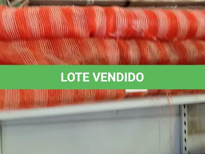 LOTE 424 - 03 ROLOS DE TELA DE PROTEÇÃO PARA OBRAS INCOMPLETOS. (NO ESTADO) ATENÇÃO! FAZER A VISITAÇÃO ANTES DE ARREMATAR, NÃO SABEMOS SE FUNCIONA. LEILÃO NÃO TEM GARANTIA E NEM DEVOLUÇÃO, SUJEITO A POSSÍVEIS AVARIAS VISÍVEIS/OCULTAS E/OU AUSÊNCIA DE COMPONENTES.