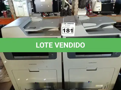 LOTE 181 - 02 IMPRESSORAS MULTIFUNCIONAL MARCAS SAMSUNG MODELOS CLX6250FX. (NO ESTADO) ATENÇÃO! FAZER A VISITAÇÃO ANTES DE ARREMATAR, NÃO SABEMOS SE FUNCIONA. LEILÃO NÃO TEM GARANTIA E NEM DEVOLUÇÃO, SUJEITO A POSSÍVEIS AVARIAS VISÍVEIS/OCULTAS E/OU AUSÊNCIA DE COMPONENTES.