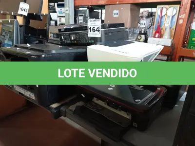 LOTE 164 - 06 IMPRESSORAS MARCAS E MODELOS DIVERSOS. (NO ESTADO) ATENÇÃO! FAZER A VISITAÇÃO ANTES DE ARREMATAR, NÃO SABEMOS SE FUNCIONA. LEILÃO NÃO TEM GARANTIA E NEM DEVOLUÇÃO, SUJEITO A POSSÍVEIS AVARIAS VISÍVEIS/OCULTAS E/OU AUSÊNCIA DE COMPONENTES.