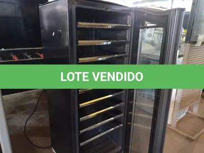 LOTE 377 - 01 ADEGA COM AVARIAS. (NO ESTADO) ATENÇÃO! FAZER A VISITAÇÃO ANTES DE ARREMATAR, NÃO SABEMOS SE FUNCIONA. LEILÃO NÃO TEM GARANTIA E NEM DEVOLUÇÃO, SUJEITO A POSSÍVEIS AVARIAS VISÍVEIS/OCULTAS E/OU AUSÊNCIA DE COMPONENTES.