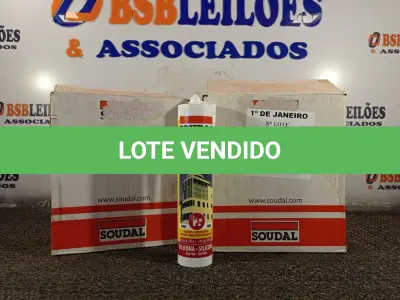 LOTE 123 - 24 TUBOS DE SILICONE NEUTRO PARA CONSTRUÇÃO 340G. (NO ESTADO) ATENÇÃO! FAZER A VISITAÇÃO ANTES DE ARREMATAR, NÃO SABEMOS SE FUNCIONA. LEILÃO NÃO TEM GARANTIA E NEM DEVOLUÇÃO, SUJEITO A POSSÍVEIS AVARIAS VISÍVEIS/OCULTAS E/OU AUSÊNCIA DE COMPONENTES.