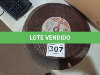 LOTE 307 - 10 DISCOS PARA SERRA DE BANCADA. (NO ESTADO) ATENÇÃO! FAZER A VISITAÇÃO ANTES DE ARREMATAR, NÃO SABEMOS SE FUNCIONA. LEILÃO NÃO TEM GARANTIA E NEM DEVOLUÇÃO, SUJEITO A POSSÍVEIS AVARIAS VISÍVEIS/OCULTAS E/OU AUSÊNCIA DE COMPONENTES.