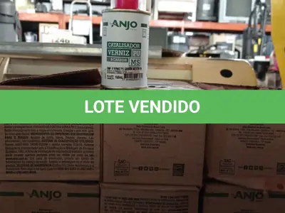 LOTE 284 - 01 LOTE COM VÁRIAS LATAS DE VERNIZ CATALIZADOR PU 150ML. (NO ESTADO) ATENÇÃO! FAZER A VISITAÇÃO ANTES DE ARREMATAR, NÃO SABEMOS SE FUNCIONA. LEILÃO NÃO TEM GARANTIA E NEM DEVOLUÇÃO, SUJEITO A POSSÍVEIS AVARIAS VISÍVEIS/OCULTAS E/OU AUSÊNCIA DE COMPONENTES.