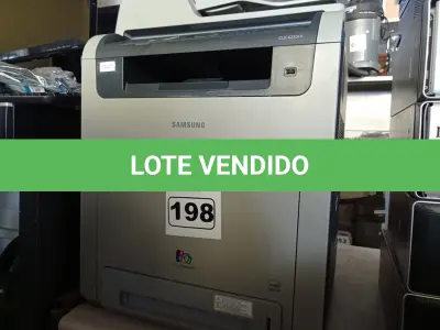 LOTE 198 - 01 IMPRESSORA MULTIFUNCIONAL MARCA SAMSUNG MODELO CLX-6250FX. (NO ESTADO) ATENÇÃO! FAZER A VISITAÇÃO ANTES DE ARREMATAR, NÃO SABEMOS SE FUNCIONA. LEILÃO NÃO TEM GARANTIA E NEM DEVOLUÇÃO, SUJEITO A POSSÍVEIS AVARIAS VISÍVEIS/OCULTAS E/OU AUSÊNCIA DE COMPONENTES.