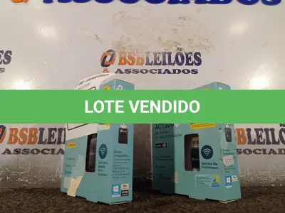 LOTE 338 - 02 ADAPTADORES WIRELESS TPLINK. (NO ESTADO) ATENÇÃO! FAZER A VISITAÇÃO ANTES DE ARREMATAR, NÃO SABEMOS SE FUNCIONA. LEILÃO NÃO TEM GARANTIA E NEM DEVOLUÇÃO, SUJEITO A POSSÍVEIS AVARIAS VISÍVEIS/OCULTAS E/OU AUSÊNCIA DE COMPONENTES.