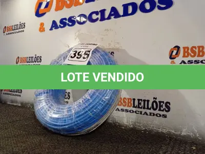 LOTE 395 - 01 ROLO DE CABO FLEXÍVEL 100M 1X10MM NA COR AZUL. (NOVO). (NO ESTADO) ATENÇÃO! FAZER A VISITAÇÃO ANTES DE ARREMATAR, NÃO SABEMOS SE FUNCIONA. LEILÃO NÃO TEM GARANTIA E NEM DEVOLUÇÃO, SUJEITO A POSSÍVEIS AVARIAS VISÍVEIS/OCULTAS E/OU AUSÊNCIA DE COMPONENTES.