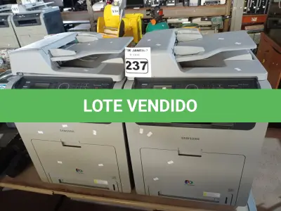 LOTE 237 - 02 IMPRESSORAS MULTIFUNCIONAL MARCAS SAMSUNG MODELOS CLX6250FX. (NO ESTADO) ATENÇÃO! FAZER A VISITAÇÃO ANTES DE ARREMATAR, NÃO SABEMOS SE FUNCIONA. LEILÃO NÃO TEM GARANTIA E NEM DEVOLUÇÃO, SUJEITO A POSSÍVEIS AVARIAS VISÍVEIS/OCULTAS E/OU AUSÊNCIA DE COMPONENTES.