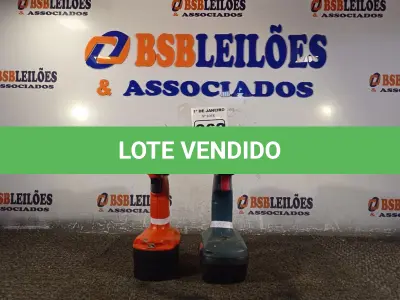 LOTE 362 - 02 PARAFUSADEIRA MARCAS E MODELOS DIVERSOS. (NO ESTADO) ATENÇÃO! FAZER A VISITAÇÃO ANTES DE ARREMATAR, NÃO SABEMOS SE FUNCIONA. LEILÃO NÃO TEM GARANTIA E NEM DEVOLUÇÃO, SUJEITO A POSSÍVEIS AVARIAS VISÍVEIS/OCULTAS E/OU AUSÊNCIA DE COMPONENTES.