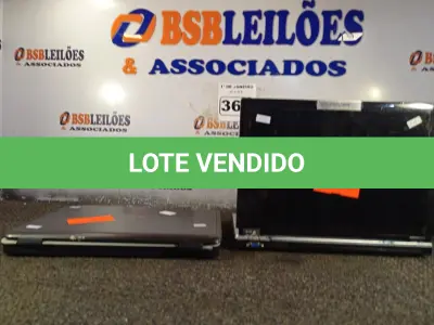 LOTE 364 - 02 NOTEBOOK’S MARCAS E MODELOS DIVERSOS. (NO ESTADO) ATENÇÃO! FAZER A VISITAÇÃO ANTES DE ARREMATAR, NÃO SABEMOS SE FUNCIONA. LEILÃO NÃO TEM GARANTIA E NEM DEVOLUÇÃO, SUJEITO A POSSÍVEIS AVARIAS VISÍVEIS/OCULTAS E/OU AUSÊNCIA DE COMPONENTES.