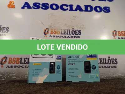 LOTE 338 - 02 ADAPTADORES WIRELESS TPLINK. (NO ESTADO) ATENÇÃO! FAZER A VISITAÇÃO ANTES DE ARREMATAR, NÃO SABEMOS SE FUNCIONA. LEILÃO NÃO TEM GARANTIA E NEM DEVOLUÇÃO, SUJEITO A POSSÍVEIS AVARIAS VISÍVEIS/OCULTAS E/OU AUSÊNCIA DE COMPONENTES.