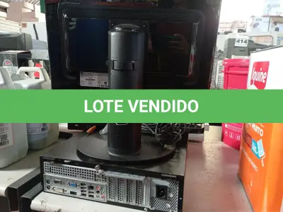 LOTE 291 - 01 CPU, 01 MONITOR, 01 TECLADO E 01 MOUSE. (NO ESTADO) ATENÇÃO! FAZER A VISITAÇÃO ANTES DE ARREMATAR, NÃO SABEMOS SE FUNCIONA. LEILÃO NÃO TEM GARANTIA E NEM DEVOLUÇÃO, SUJEITO A POSSÍVEIS AVARIAS VISÍVEIS/OCULTAS E/OU AUSÊNCIA DE COMPONENTES.