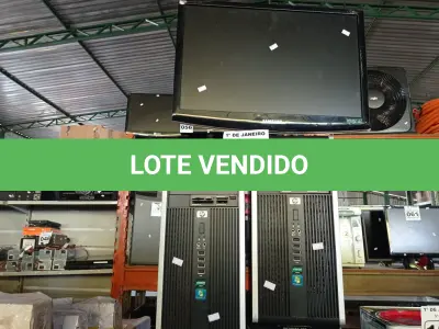 LOTE 188 - 01 MONITOR E 04 CPU’S MARCAS E MODELOS DIVERSOS. (NO ESTADO) ATENÇÃO! FAZER A VISITAÇÃO ANTES DE ARREMATAR, NÃO SABEMOS SE FUNCIONA. LEILÃO NÃO TEM GARANTIA E NEM DEVOLUÇÃO, SUJEITO A POSSÍVEIS AVARIAS VISÍVEIS/OCULTAS E/OU AUSÊNCIA DE COMPONENTES.