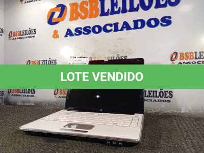 LOTE 349 - 01 NOTEBOOK MARCA HP. (NO ESTADO) ATENÇÃO! FAZER A VISITAÇÃO ANTES DE ARREMATAR, NÃO SABEMOS SE FUNCIONA. LEILÃO NÃO TEM GARANTIA E NEM DEVOLUÇÃO, SUJEITO A POSSÍVEIS AVARIAS VISÍVEIS/OCULTAS E/OU AUSÊNCIA DE COMPONENTES.
