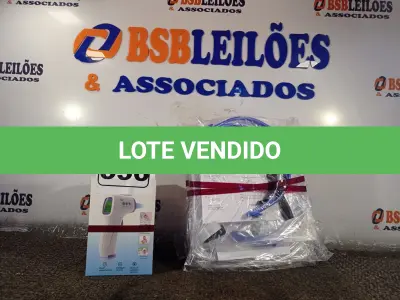 LOTE 336 - 10 MASCARAS DE PROTEÇÃO E 04 TERMÔMETROS INFRAVERMELHO. (NO ESTADO) ATENÇÃO! FAZER A VISITAÇÃO ANTES DE ARREMATAR, NÃO SABEMOS SE FUNCIONA. LEILÃO NÃO TEM GARANTIA E NEM DEVOLUÇÃO, SUJEITO A POSSÍVEIS AVARIAS VISÍVEIS/OCULTAS E/OU AUSÊNCIA DE COMPONENTES.