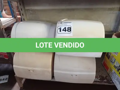 LOTE 148 - 04 DISPENSE PARA PAPEL TOALHA. (NO ESTADO) ATENÇÃO! FAZER A VISITAÇÃO ANTES DE ARREMATAR, NÃO SABEMOS SE FUNCIONA. LEILÃO NÃO TEM GARANTIA E NEM DEVOLUÇÃO, SUJEITO A POSSÍVEIS AVARIAS VISÍVEIS/OCULTAS E/OU AUSÊNCIA DE COMPONENTES.