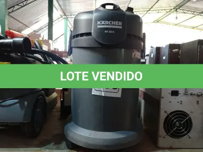 LOTE 159 - 01 ASPIRADOR DE PÓ MARCA KARCHER NT 20/1 220V. (NO ESTADO) ATENÇÃO! FAZER A VISITAÇÃO ANTES DE ARREMATAR, NÃO SABEMOS SE FUNCIONA. LEILÃO NÃO TEM GARANTIA E NEM DEVOLUÇÃO, SUJEITO A POSSÍVEIS AVARIAS VISÍVEIS/OCULTAS E/OU AUSÊNCIA DE COMPONENTES.