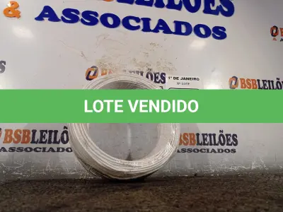 LOTE 315 - 01 ROLO DE CABO FLEXÍVEL 100M 1X2,5MM NA COR VERDE. (NOVO). (NO ESTADO) ATENÇÃO! FAZER A VISITAÇÃO ANTES DE ARREMATAR, NÃO SABEMOS SE FUNCIONA. LEILÃO NÃO TEM GARANTIA E NEM DEVOLUÇÃO, SUJEITO A POSSÍVEIS AVARIAS VISÍVEIS/OCULTAS E/OU AUSÊNCIA DE COMPONENTES.