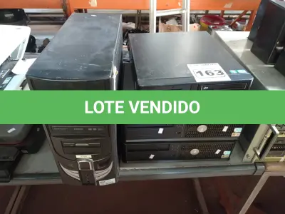 LOTE 163 - 04 CPU’S MARCAS E MODELOS DIVERSOS. (NO ESTADO) ATENÇÃO! FAZER A VISITAÇÃO ANTES DE ARREMATAR, NÃO SABEMOS SE FUNCIONA. LEILÃO NÃO TEM GARANTIA E NEM DEVOLUÇÃO, SUJEITO A POSSÍVEIS AVARIAS VISÍVEIS/OCULTAS E/OU AUSÊNCIA DE COMPONENTES.