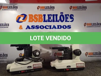LOTE 323 - 02 MICROSCÓPIOS INCOMPLETOS. (NO ESTADO) ATENÇÃO! FAZER A VISITAÇÃO ANTES DE ARREMATAR, NÃO SABEMOS SE FUNCIONA. LEILÃO NÃO TEM GARANTIA E NEM DEVOLUÇÃO, SUJEITO A POSSÍVEIS AVARIAS VISÍVEIS/OCULTAS E/OU AUSÊNCIA DE COMPONENTES.