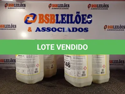 LOTE 146 - 20 LITROS DE DESINFETANTE HOSPITALAR PARA SUPERFÍCIES FIXAS E ARTIGOS NÃO CRÍTICOS. (NO ESTADO) ATENÇÃO! FAZER A VISITAÇÃO ANTES DE ARREMATAR, NÃO SABEMOS SE FUNCIONA. LEILÃO NÃO TEM GARANTIA E NEM DEVOLUÇÃO, SUJEITO A POSSÍVEIS AVARIAS VISÍVEIS/OCULTAS E/OU AUSÊNCIA DE COMPONENTES.
