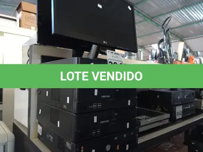 LOTE 204 - 04 CPU’S E 02 MONITORES MARCAS E MODELOS DIVERSOS. (NO ESTADO) ATENÇÃO! FAZER A VISITAÇÃO ANTES DE ARREMATAR, NÃO SABEMOS SE FUNCIONA. LEILÃO NÃO TEM GARANTIA E NEM DEVOLUÇÃO, SUJEITO A POSSÍVEIS AVARIAS VISÍVEIS/OCULTAS E/OU AUSÊNCIA DE COMPONENTES.