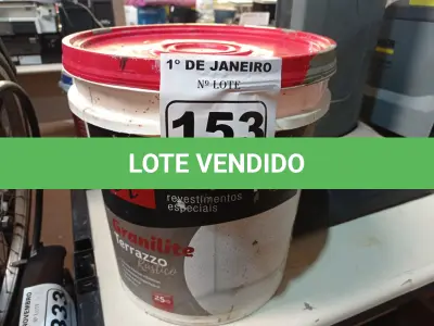 LOTE 153 - 01 BALDE DE GRANILITE RUSTICO DACAPÓ 25KG. (NO ESTADO) ATENÇÃO! FAZER A VISITAÇÃO ANTES DE ARREMATAR, NÃO SABEMOS SE FUNCIONA. LEILÃO NÃO TEM GARANTIA E NEM DEVOLUÇÃO, SUJEITO A POSSÍVEIS AVARIAS VISÍVEIS/OCULTAS E/OU AUSÊNCIA DE COMPONENTES.