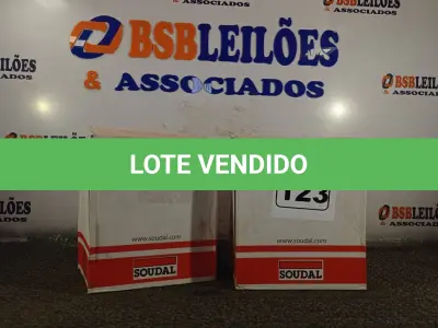 LOTE 123 - 24 TUBOS DE SILICONE NEUTRO PARA CONSTRUÇÃO 340G. (NO ESTADO) ATENÇÃO! FAZER A VISITAÇÃO ANTES DE ARREMATAR, NÃO SABEMOS SE FUNCIONA. LEILÃO NÃO TEM GARANTIA E NEM DEVOLUÇÃO, SUJEITO A POSSÍVEIS AVARIAS VISÍVEIS/OCULTAS E/OU AUSÊNCIA DE COMPONENTES.