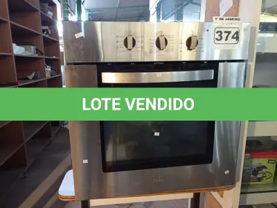 LOTE 374 - 01 FORNO SPICY INOX DE EMBUTIR. (NO ESTADO) ATENÇÃO! FAZER A VISITAÇÃO ANTES DE ARREMATAR, NÃO SABEMOS SE FUNCIONA. LEILÃO NÃO TEM GARANTIA E NEM DEVOLUÇÃO, SUJEITO A POSSÍVEIS AVARIAS VISÍVEIS/OCULTAS E/OU AUSÊNCIA DE COMPONENTES.
