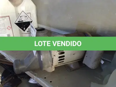 LOTE 257 - 01 BOMBA PARA BANHEIRA DE HIDROMASSAGEM. (NO ESTADO) ATENÇÃO! FAZER A VISITAÇÃO ANTES DE ARREMATAR, NÃO SABEMOS SE FUNCIONA. LEILÃO NÃO TEM GARANTIA E NEM DEVOLUÇÃO, SUJEITO A POSSÍVEIS AVARIAS VISÍVEIS/OCULTAS E/OU AUSÊNCIA DE COMPONENTES.