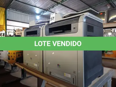 LOTE 237 - 02 IMPRESSORAS MULTIFUNCIONAL MARCAS SAMSUNG MODELOS CLX6250FX. (NO ESTADO) ATENÇÃO! FAZER A VISITAÇÃO ANTES DE ARREMATAR, NÃO SABEMOS SE FUNCIONA. LEILÃO NÃO TEM GARANTIA E NEM DEVOLUÇÃO, SUJEITO A POSSÍVEIS AVARIAS VISÍVEIS/OCULTAS E/OU AUSÊNCIA DE COMPONENTES.