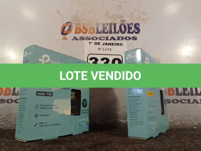 LOTE 330 - 02 ADAPTADORES WIRELESS TPLINK. (NO ESTADO) ATENÇÃO! FAZER A VISITAÇÃO ANTES DE ARREMATAR, NÃO SABEMOS SE FUNCIONA. LEILÃO NÃO TEM GARANTIA E NEM DEVOLUÇÃO, SUJEITO A POSSÍVEIS AVARIAS VISÍVEIS/OCULTAS E/OU AUSÊNCIA DE COMPONENTES.