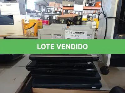 LOTE 400 - 10 NOTEBOOK’S E 03 IMPRESSORAS DE CUPOM MARCAS E MODELOS DIVERSOS. (NO ESTADO) ATENÇÃO! FAZER A VISITAÇÃO ANTES DE ARREMATAR, NÃO SABEMOS SE FUNCIONA. LEILÃO NÃO TEM GARANTIA E NEM DEVOLUÇÃO, SUJEITO A POSSÍVEIS AVARIAS VISÍVEIS/OCULTAS E/OU AUSÊNCIA DE COMPONENTES.