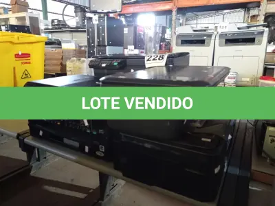 LOTE 228 - 06 IMPRESSORAS MARCAS E MODELOS DIVERSOS. (NO ESTADO) ATENÇÃO! FAZER A VISITAÇÃO ANTES DE ARREMATAR, NÃO SABEMOS SE FUNCIONA. LEILÃO NÃO TEM GARANTIA E NEM DEVOLUÇÃO, SUJEITO A POSSÍVEIS AVARIAS VISÍVEIS/OCULTAS E/OU AUSÊNCIA DE COMPONENTES.