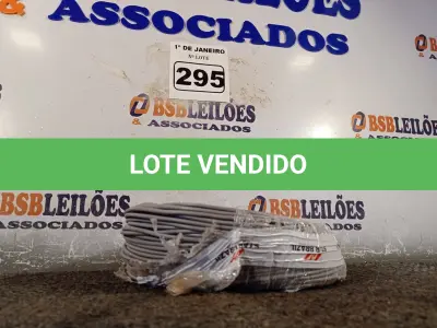LOTE 295 - 01 ROLO DE CABO FLEXÍVEL 100M 1X2,5MM NA COR CINZA. (NOVO). (NO ESTADO) ATENÇÃO! FAZER A VISITAÇÃO ANTES DE ARREMATAR, NÃO SABEMOS SE FUNCIONA. LEILÃO NÃO TEM GARANTIA E NEM DEVOLUÇÃO, SUJEITO A POSSÍVEIS AVARIAS VISÍVEIS/OCULTAS E/OU AUSÊNCIA DE COMPONENTES.