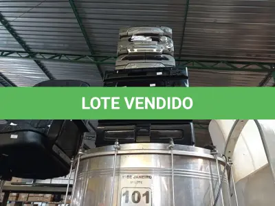 LOTE 101 - 02 APARELHOS DE SOM E 01 INSTRUMENTO MUSICAL “SURDO”. (NO ESTADO) ATENÇÃO! FAZER A VISITAÇÃO ANTES DE ARREMATAR, NÃO SABEMOS SE FUNCIONA. LEILÃO NÃO TEM GARANTIA E NEM DEVOLUÇÃO, SUJEITO A POSSÍVEIS AVARIAS VISÍVEIS/OCULTAS E/OU AUSÊNCIA DE COMPONENTES.