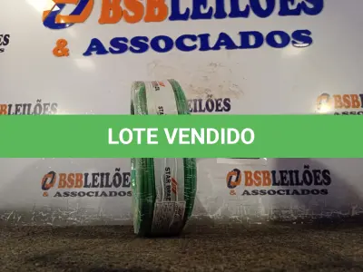LOTE 355 - 01 ROLO DE CABO FLEXÍVEL 100M 1X2,5MM NA COR BRANCA. (NOVO). (NO ESTADO) ATENÇÃO! FAZER A VISITAÇÃO ANTES DE ARREMATAR, NÃO SABEMOS SE FUNCIONA. LEILÃO NÃO TEM GARANTIA E NEM DEVOLUÇÃO, SUJEITO A POSSÍVEIS AVARIAS VISÍVEIS/OCULTAS E/OU AUSÊNCIA DE COMPONENTES.