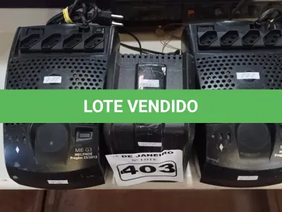 LOTE 403 - 03 ESTABILIZADORES MARCAS E MODELOS DIVERSOS. (NO ESTADO) ATENÇÃO! FAZER A VISITAÇÃO ANTES DE ARREMATAR, NÃO SABEMOS SE FUNCIONA. LEILÃO NÃO TEM GARANTIA E NEM DEVOLUÇÃO, SUJEITO A POSSÍVEIS AVARIAS VISÍVEIS/OCULTAS E/OU AUSÊNCIA DE COMPONENTES.