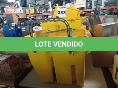 LOTE 283 - 04 CARRINHOS DE LIMPEZA INCOMPLETOS. (NO ESTADO) ATENÇÃO! FAZER A VISITAÇÃO ANTES DE ARREMATAR, NÃO SABEMOS SE FUNCIONA. LEILÃO NÃO TEM GARANTIA E NEM DEVOLUÇÃO, SUJEITO A POSSÍVEIS AVARIAS VISÍVEIS/OCULTAS E/OU AUSÊNCIA DE COMPONENTES.