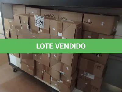 LOTE 207 - 01 LOTE COM GRANDE QUANTIDADE DE APARELHOS DE TELEFONE. (NO ESTADO) ATENÇÃO! FAZER A VISITAÇÃO ANTES DE ARREMATAR, NÃO SABEMOS SE FUNCIONA. LEILÃO NÃO TEM GARANTIA E NEM DEVOLUÇÃO, SUJEITO A POSSÍVEIS AVARIAS VISÍVEIS/OCULTAS E/OU AUSÊNCIA DE COMPONENTES.