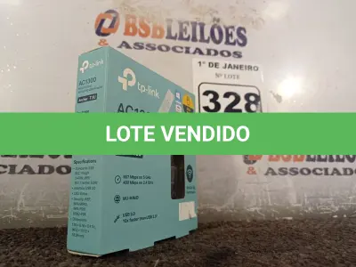 LOTE 328 - 01 ADAPTADOR WIRELESS TPLINK. (NO ESTADO) ATENÇÃO! FAZER A VISITAÇÃO ANTES DE ARREMATAR, NÃO SABEMOS SE FUNCIONA. LEILÃO NÃO TEM GARANTIA E NEM DEVOLUÇÃO, SUJEITO A POSSÍVEIS AVARIAS VISÍVEIS/OCULTAS E/OU AUSÊNCIA DE COMPONENTES.