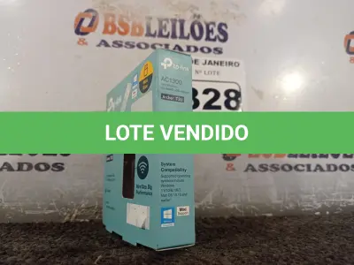 LOTE 328 - 01 ADAPTADOR WIRELESS TPLINK. (NO ESTADO) ATENÇÃO! FAZER A VISITAÇÃO ANTES DE ARREMATAR, NÃO SABEMOS SE FUNCIONA. LEILÃO NÃO TEM GARANTIA E NEM DEVOLUÇÃO, SUJEITO A POSSÍVEIS AVARIAS VISÍVEIS/OCULTAS E/OU AUSÊNCIA DE COMPONENTES.