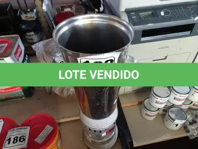 LOTE 182 - 01 LIQUIDIFICADOR INDUSTRIAL MARCA POLI. (NO ESTADO) ATENÇÃO! FAZER A VISITAÇÃO ANTES DE ARREMATAR, NÃO SABEMOS SE FUNCIONA. LEILÃO NÃO TEM GARANTIA E NEM DEVOLUÇÃO, SUJEITO A POSSÍVEIS AVARIAS VISÍVEIS/OCULTAS E/OU AUSÊNCIA DE COMPONENTES.