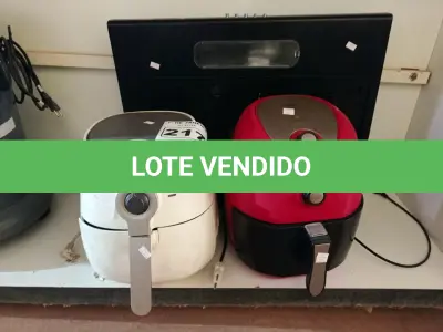 LOTE 217 - 02 AIR FRY E 011 DEPURADOR DE AR MARCAS E MODELOS DIVERSOS. (NO ESTADO) ATENÇÃO! FAZER A VISITAÇÃO ANTES DE ARREMATAR, NÃO SABEMOS SE FUNCIONA. LEILÃO NÃO TEM GARANTIA E NEM DEVOLUÇÃO, SUJEITO A POSSÍVEIS AVARIAS VISÍVEIS/OCULTAS E/OU AUSÊNCIA DE COMPONENTES.