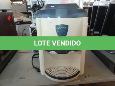 LOTE 387 - 01 PURIFICADOR DE ÁGUA MARCA LATINA. (NO ESTADO) ATENÇÃO! FAZER A VISITAÇÃO ANTES DE ARREMATAR, NÃO SABEMOS SE FUNCIONA. LEILÃO NÃO TEM GARANTIA E NEM DEVOLUÇÃO, SUJEITO A POSSÍVEIS AVARIAS VISÍVEIS/OCULTAS E/OU AUSÊNCIA DE COMPONENTES.