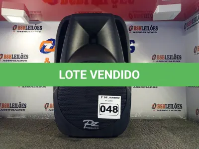 LOTE 048 - 01 CAIXA DE SOM PRO ÁUDIO PX12. (NOVO) (NO ESTADO) ATENÇÃO! FAZER A VISITAÇÃO ANTES DE ARREMATAR, NÃO SABEMOS SE FUNCIONA. LEILÃO NÃO TEM GARANTIA E NEM DEVOLUÇÃO, SUJEITO A POSSÍVEIS AVARIAS VISÍVEIS/OCULTAS E/OU AUSÊNCIA DE COMPONENTES.