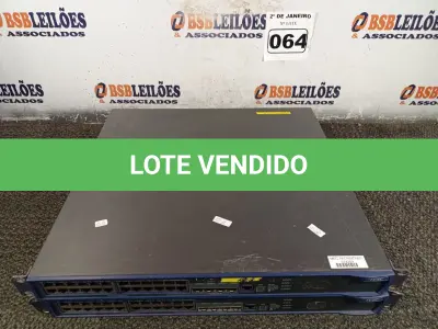 LOTE 064 - 02 SWITS. (NO ESTADO) ATENÇÃO! FAZER A VISITAÇÃO ANTES DE ARREMATAR, NÃO SABEMOS SE FUNCIONA. LEILÃO NÃO TEM GARANTIA E NEM DEVOLUÇÃO, SUJEITO A POSSÍVEIS AVARIAS VISÍVEIS/OCULTAS E/OU AUSÊNCIA DE COMPONENTES.