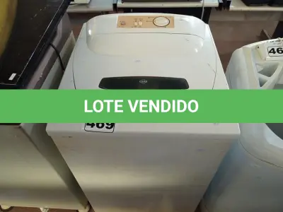 LOTE 469 - 01 MÁQUINA DE LAVAR ROUPAS MARCA BRASTEMP. (NO ESTADO) ATENÇÃO! FAZER A VISITAÇÃO ANTES DE ARREMATAR, NÃO SABEMOS SE FUNCIONA. LEILÃO NÃO TEM GARANTIA E NEM DEVOLUÇÃO, SUJEITO A POSSÍVEIS AVARIAS VISÍVEIS/OCULTAS E/OU AUSÊNCIA DE COMPONENTES.